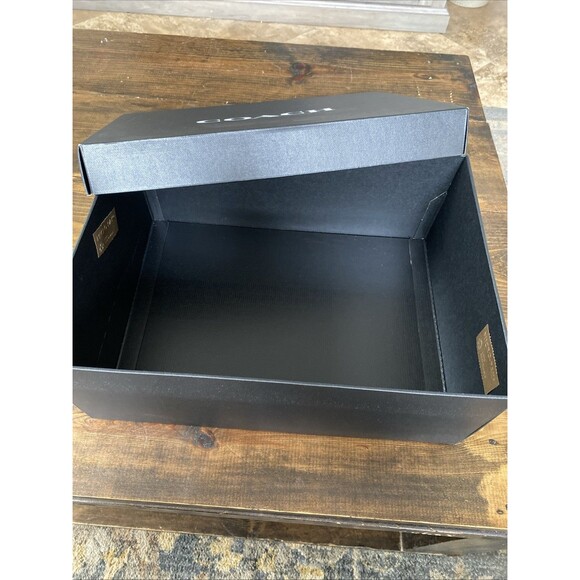 Coach Black Rectangle Cardboard Storage Bootie Empty Box L 14" x W 10" x H 5.5" - Picture 7 of 9